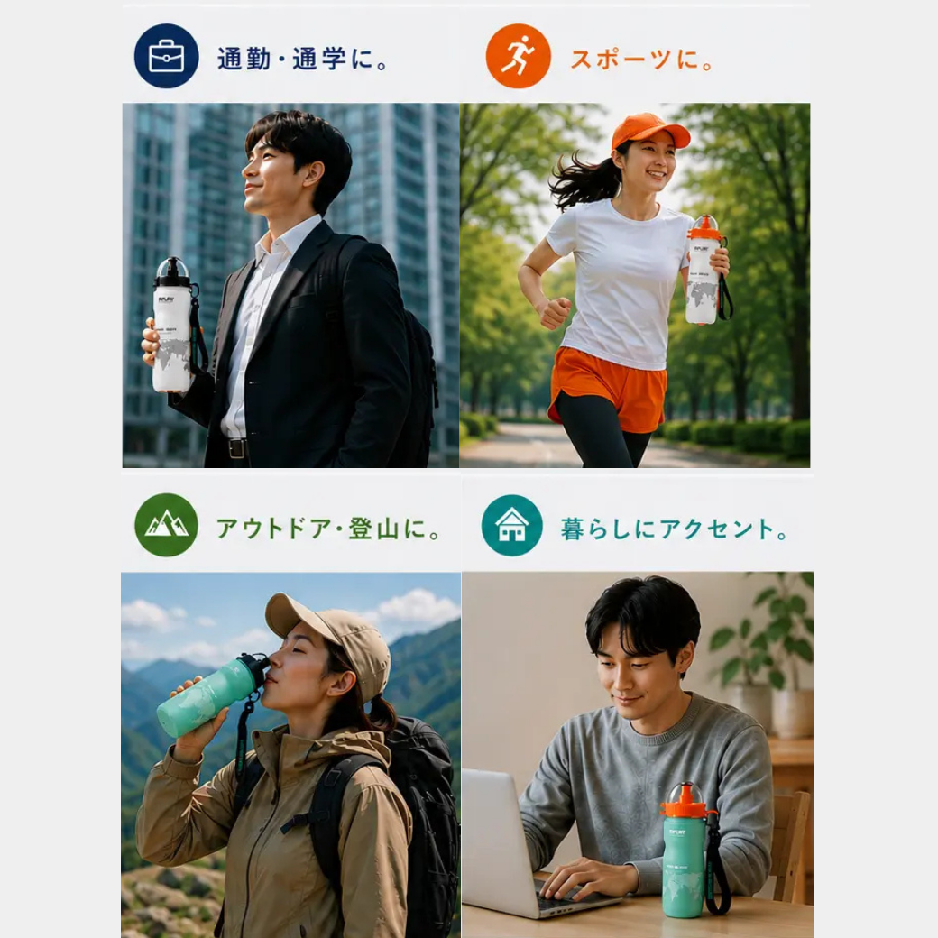 AQUATERRA 高性能浄水ボトル